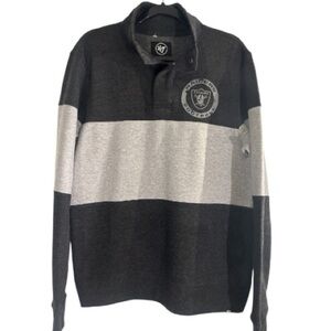 Men's Soft Black and Gray Lt. Sweater, Size M, NWOT